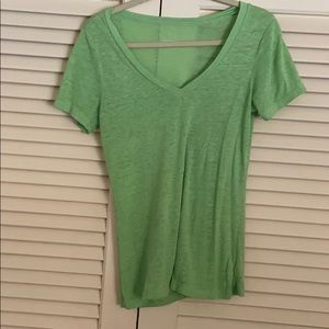 Green V Neck old navy small